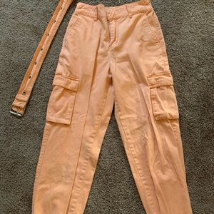 Orange Pants from Forever 21 with belt